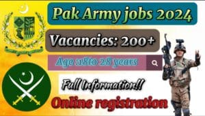 Pak Army Jobs 2024